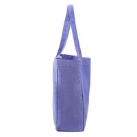 Bolsa de Mano de Lona de Algodón Negra Personalizable con Logotipo para Mujer, Bolsa de Compras Ecológica con Cremallera y Color Personalizado