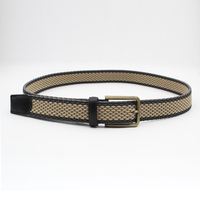 Ceinture Tactique Personnalisable à Boucle Ardillon en Alliage, Cordon Élastique Tressé, Couleurs Contrastées, Longueur Réglable, Logo Personnalisé