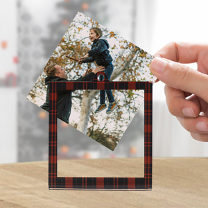 Tamaño personalizado colgante acrílico Fujifilm <span class=keywords><strong>Instax</strong></span> pequeño marco de fotos acrílico Polaroid Marco de exhibición de imagen para decoración de Navidad - Product Image 4