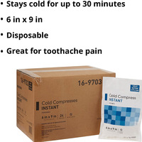 Vente en gros d'usine, poche de froid personnalisée, poche de glace instantanée jetable pour les premiers secours