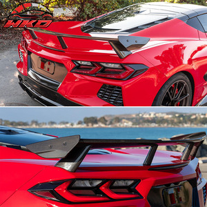 Alerón Trasero Estilo Ala Alta con Estampado de Fibra de Carbono para Chevy Corvette C8 Stingray 2020-2026 - Product Image 3