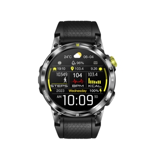 Reloj Inteligente DF HW008 de 1.43 Pulgadas AMOLED con GPS, para Natación, con Llamadas Bluetooth, Monitor de Ritmo Cardíaco, Oxígeno en Sangre y Rastreador de Actividad Física para Hombre - Product Image 4