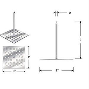 Pasador Autoadhesivo <span class=keywords><strong>para</strong></span> Aislamiento <span class=keywords><strong>de</strong></span> Uñas con Arandela <span class=keywords><strong>para</strong></span> Aislamiento <span class=keywords><strong>Térmico</strong></span> <span class=keywords><strong>de</strong></span> Conductos <span class=keywords><strong>de</strong></span> Aire - Product Image 4