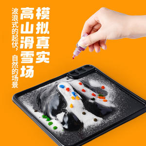 Kit de escena de nieve instantánea Call Play 2 en 1, juguete científico para niños mayores de 6 años, funcionamiento manual, sin batería, diseño de dibujos animados CP115 - Product Image 2