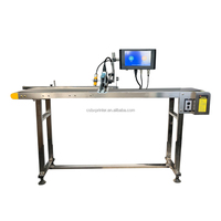 Ligne de production automatique d'écran de 7 pouces Codage par lots Imprimante à jet d'encre en ligne TIJ Numéros de lot de date