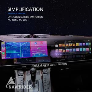 Reproductor Multimedia de Video con Pantalla Dual Interactiva Android Carplay de 12.3 Pulgadas + 12.3 Pulgadas, 8+128 GB, para Porsche Cayenne 2011-2017 - Product Image 3