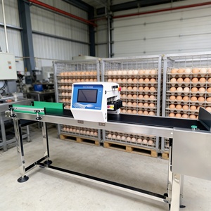 Imprimante de codes <span class=keywords><strong>pour</strong></span> cartons d'œufs : codes sur la surface du carton et sur les œufs individuels en une seule passe intégrée. - Product Image 1