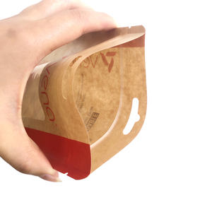 Tùy chỉnh in phân hủy sinh học Túi phẳng cấp thực phẩm gia vị trà cà phê sanck giấy kraft Ziplock túi có thể khóa lại kẹo mút đóng gói - Product Image 2