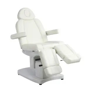 Electric Manicure And Pedicure Chair Beauty Salon Funiture Massage Facial Tattoo Bed Foot Control Pordiatry Chair With 3 Motors