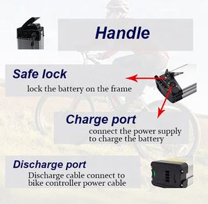シルバーフィッシュ1000W E-バイクバッテリー36V <span class=keywords><strong>48V</strong></span>リチウムイオン15.6Ah 18Ah 18.2Ah 21Ah電動自転車バッテリー1000W充電システム - Product Image 2