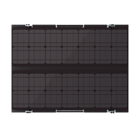 Table solaire de camping et de randonnée avec panneaux solaires pliables de 60W Kit de survie pour bureau et mobilier d'extérieur pour recharger iPhone iPad