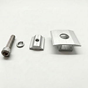 Adjustable Aluminum Solar Middle <b>Clamp</b> PV Panel Mid <b>Clamp</b> Hardware For <b>Framed</b> Photovoltaic Ground Roof Carport Solar Racking OEM - Product Image 2