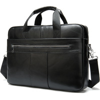 Porte-documents en cuir pour hommes d'affaires sac pour hommes couche de tête sac d'ordinateur portable en cuir de vachette sac à bandoulière rétro de grande capacité
