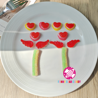 Bonnes affaires : Bonbons gélifiés magiques en forme de petit cheval, saveur fruitée, en forme de cœur et d'aile, bandes acidulées, bonbons mous, ODM/OEM personnalisés