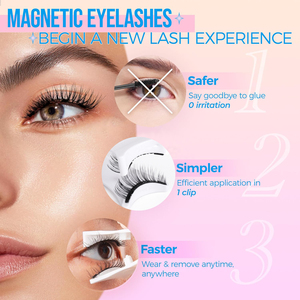 Applicateur de cils magnétiques réutilisable, léger, fait main, naturel, long et épais, avec clip pour faux cils à marque privée - Product Image 4