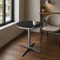 Table de salle à manger ronde pour petit appartement, style nordique minimaliste, design moderne, table basse, table de négociation – Vente en gros usine