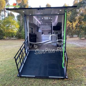 SUNRISE RV AU standard personnalisé <span class=keywords><strong>caravane</strong></span> camping-car tout-terrain jouet transporteur avec salle de bain et <span class=keywords><strong>douche</strong></span> séparées pour le camping extérieur - Product Image 3