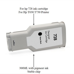 ซุปเปอร์คัลเลอร์สำหรับตลับหมึก HP 728 ขนาด 300 มล. ใช้แทนกันได้ พร้อมหมึกและชิปสำหรับเครื่องพิมพ์ HP DesignJet T730 T830 - Product Image 2
