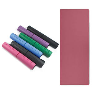 Esterilla de goma natural para yoga PU, esterilla de goma antideslizante sostenible con logotipo personalizado, esterilla de yoga PU - Product Image 1