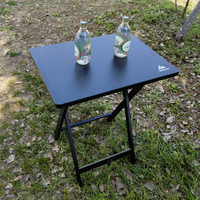 Petite table de pique-nique pliante moderne en aluminium, imperméable, écologique, légère, portable, pour le camping en plein air, le barbecue, meubles d'extérieur