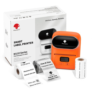 Phomemo <span class=keywords><strong>M110</strong></span> impresora de código de barras de etiquetas mini térmica inalámbrica Bluetooth impresora de etiquetas Bluetooth para pequeñas empresas - Product Image 3