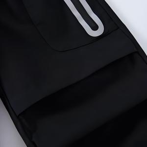Vente en gros Pantalon <span class=keywords><strong>cargo</strong></span> <span class=keywords><strong>noir</strong></span> solide doux respirant 100% polyester pour enfants et garçons pour l'automne - Product Image 5