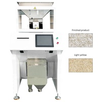 Sélecteur et machine de classement des grains de la trieuse de couleur de riz en un seul séparateur et tri efficaces du riz et des grains