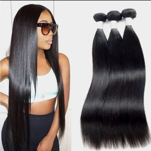 cabello brasileño de visón, extensión de cabello humano de grado cabello brasileño Virgen sin procesar con cutíc - Product Image 5