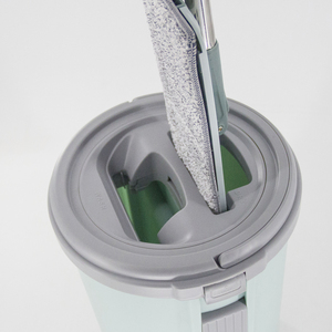 360 ma thuật tự động quay làm sạch xô thiết lập với Kính thiên văn thép cực đôi bên phẳng dễ dàng làm sạch sàn lau đầu tròn lau - Product Image 5