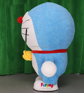 Trang phục <span class=keywords><strong>mascot</strong></span> <span class=keywords><strong>Doraemon</strong></span> bơm hơi màu hồng 2M dành cho người lớn, thiết kế hoạt hình tùy chỉnh, dùng cho Halloween và các bữa tiệc - Product Image 6