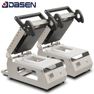 DASEN Tabletop Sealer Manual Tray Sealer Packing Machine For Meat Packaging Machine Food Tray Sealing Machines