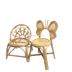 Silla Infantil de Mimbre Hecha a Mano con Diseño Personalizado para Eventos y Fiestas, Silla Infantil de Mimbre Natural, Muebles Infantiles Ecológicos y Duraderos - Product Image 2