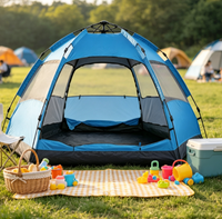 Tente d'extérieur raffinée RAYCIN pour le camping en famille, les voyages, la randonnée, les pique-niques et les loisirs en jardin