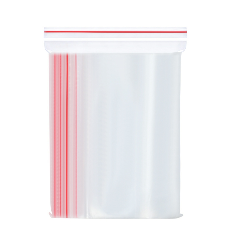 Clear (red zip)