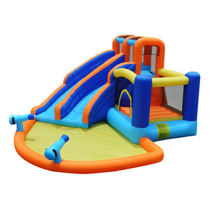 Toboggan aquatique gonflable en PVC commercial, grand château gonflable d'intérieur, parc de trampoline <span class=keywords><strong>à</strong></span> domicile pour les sports des enfants, <span class=keywords><strong>maternelle</strong></span> - Product Image 4