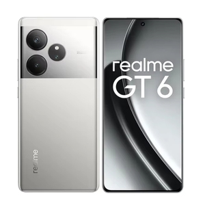 Smartphone Realme GT <span class=keywords><strong>6</strong></span> 5G au design barre, processeur Snapdragon 800 Series Octa Core, écran OLED FHD de <span class=keywords><strong>6</strong></span>,7 pouces, 120 Hz, charge rapide 65 W, 5000 mAh - Product Image 1
