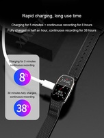 Enregistreur vocal Dictaphone Audio Mini Son Professionnel Micro Numérique Activé Montre Bracelet MP3