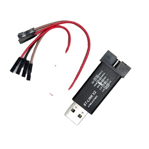 Simulador y Programador <span class=keywords><strong>ST</strong></span>-Link V2 Mini STM8 STM32 con Cubierta y Cable <span class=keywords><strong>DuPont</strong></span> - Product Image 1