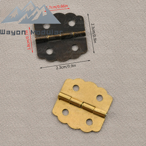 Wayon cổ phong cách sắt hoa bản lề cho phụ kiện phần cứng với trang trí cạnh 22*23 mét Kích thước - Product Image 4