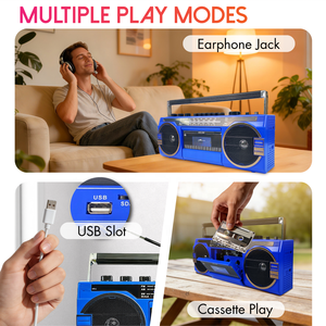 Lecteur MP3 portable en forme de <span class=keywords><strong>cassette</strong></span> bon marché de 1980, enregistreur de <span class=keywords><strong>cassette</strong></span> avec <span class=keywords><strong>radio</strong></span> AM FM SW - Product Image 4