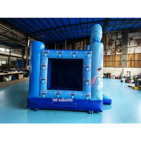 Château gonflable commercial avec toboggan pour enfants et location pour événements et fêtes