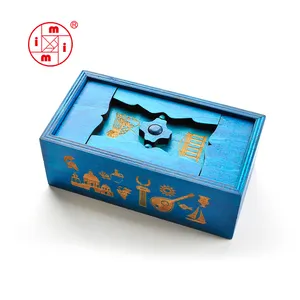 High quality intelligence magic puzzle wooden secret box for adults and kids gift