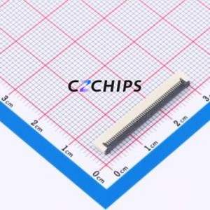 CAX-AFC30-50XCB-H1.5 FFC/FPC Connector SMD,P=0.5mm,Horizontal Mount Connector Flip Cover Type Bottom Contact 50P 0.5mm - Product Image 1
