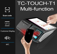 Systèmes de point de vente tout-en-un Caisse enregistreuse Tablette POS machine Double écran avec imprimante