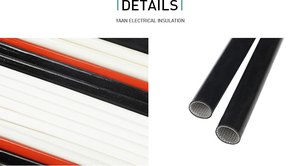 High-<strong>Temperature</strong> Silicone Rubber <strong>Fiberglass</strong> Cable <strong>Insulation</strong> Sleeving 6KV <strong>Rated</strong> Voltage Glass Material for High Voltage - Product Image 5