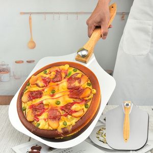 <span class=keywords><strong>Pala</strong></span> para Transferir Pizza Más Vendida con Mango <span class=keywords><strong>de</strong></span> Madera, Plegable, <span class=keywords><strong>de</strong></span> Aluminio, Apta para Horno - Product Image 1