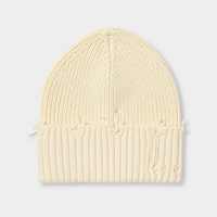 Gorro de Punto Acanalado Vintage Estilo Streetwear ODM, con Logotipo Bordado Personalizado, Gorro de Invierno Térmico