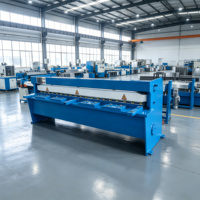 Équipement de fabrication métallique industriel non hydraulique, cisaille à moteur électrique pour le travail des tôles en acier doux