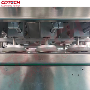 Ligne de production de lait CPTECH pour la ligne de remplissage de lait en bouteille en utilisant un remplisseur à piston de lait et une capsuleuse à broche pour <span class=keywords><strong>le</strong></span> super <span class=keywords><strong>marché</strong></span> - Product Image 5