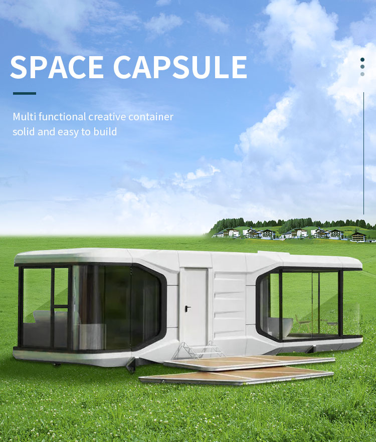 Space Capsule Movable Homes Mobile Prefab House Container Tiny Prefabricated Houses